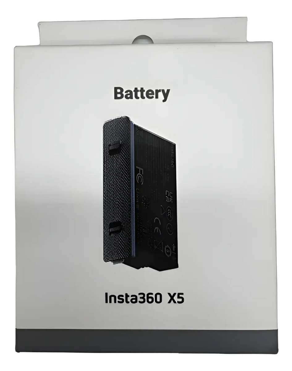 - Kit Carregamento - Bateria - Insta360 X5 - Original - Preto