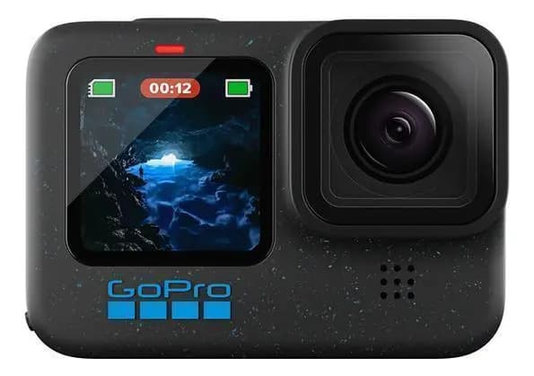 GoPro HERO12 Black - Câmera de ação 5.3k60, 27MP, à Prova d'água 10m, Preto