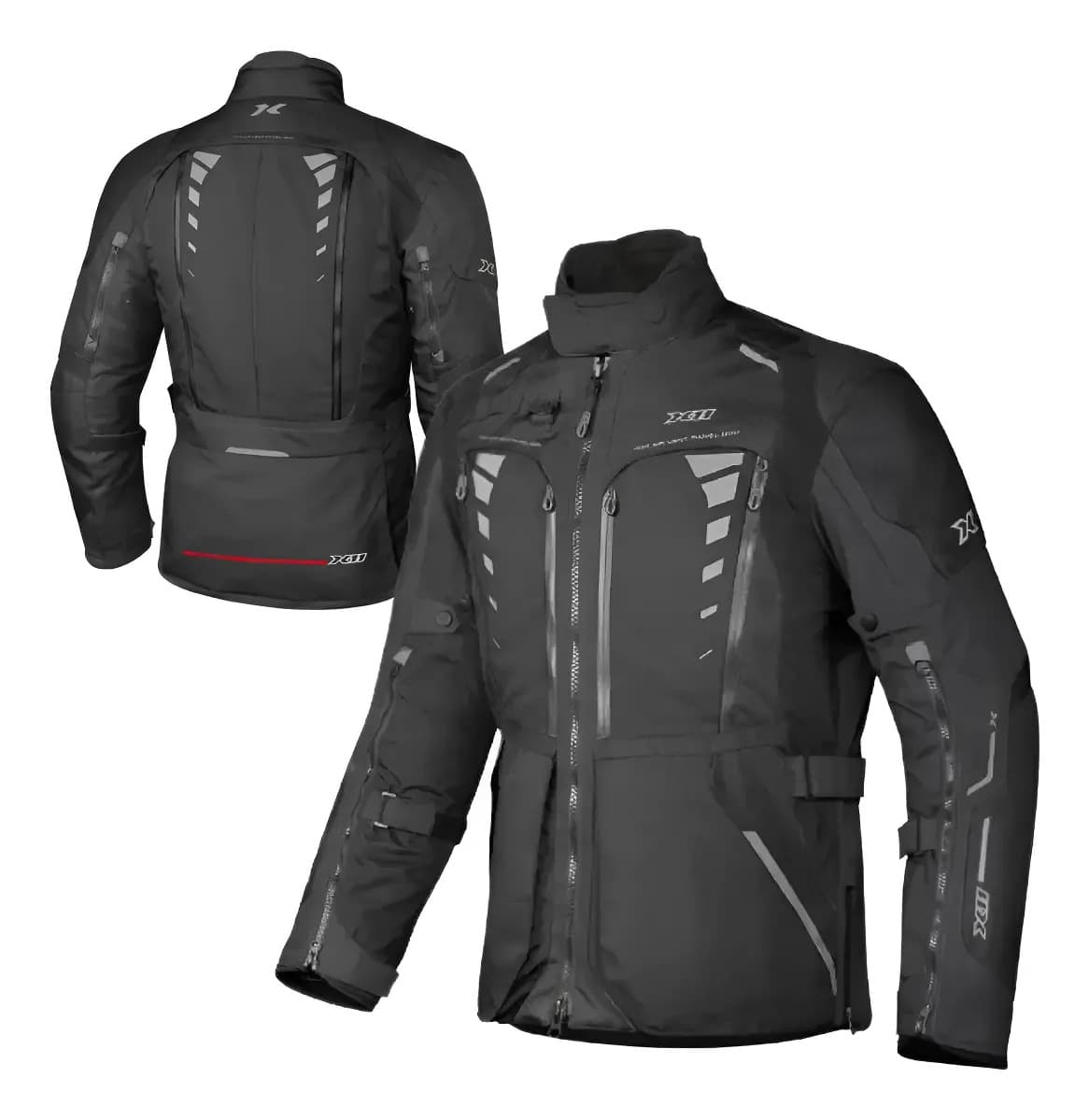 Jaqueta Moto Masculina X11 Expedition Impermeável Preta